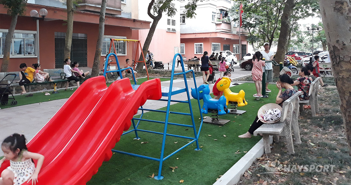 Lắp đặt thiết bị thể thao ngoài trời tại CC bán đảo Linh Đàm, <b>TP. Hà Nội</b>